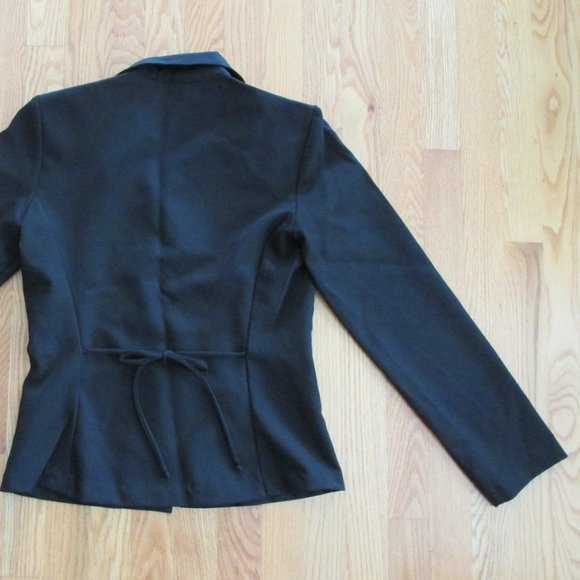 A BYER WOMEN'S JUNIOR'S SIZE M 7 - 9 BLACK JACKET LIGHTWEIGHT SUIT COAT BLAZER - Picture 7 of 11
